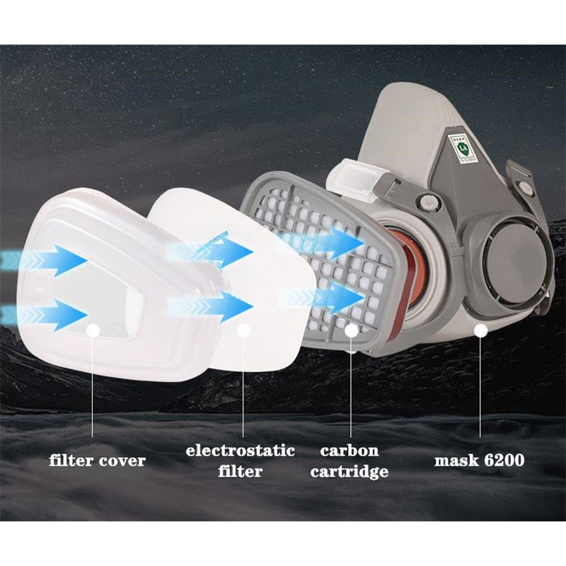 6200 Half Face Dust Gas Mask R - Dust Mask Construction 评论和价格