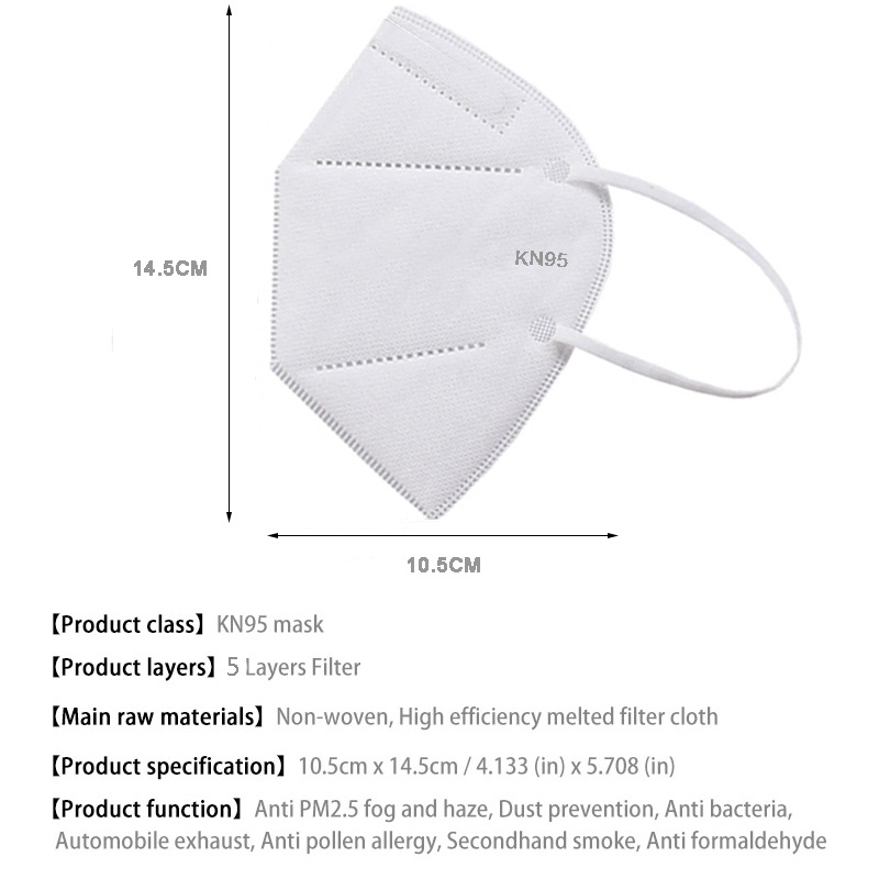10-100PCS mascarillas FFP2 Fac - Disposable Surgical Mask 评论和价格