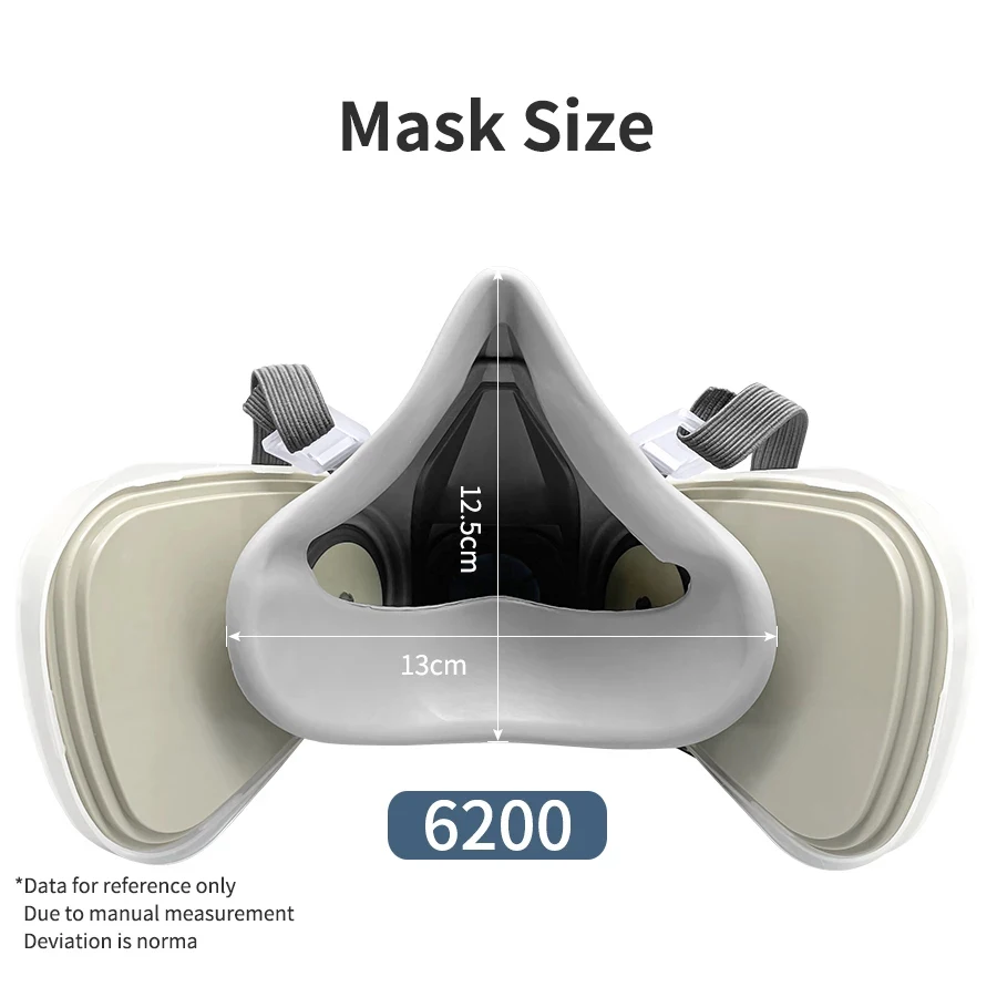 6200 Dust Mask Half Face With  - Dust Mask Construction 评论和价格