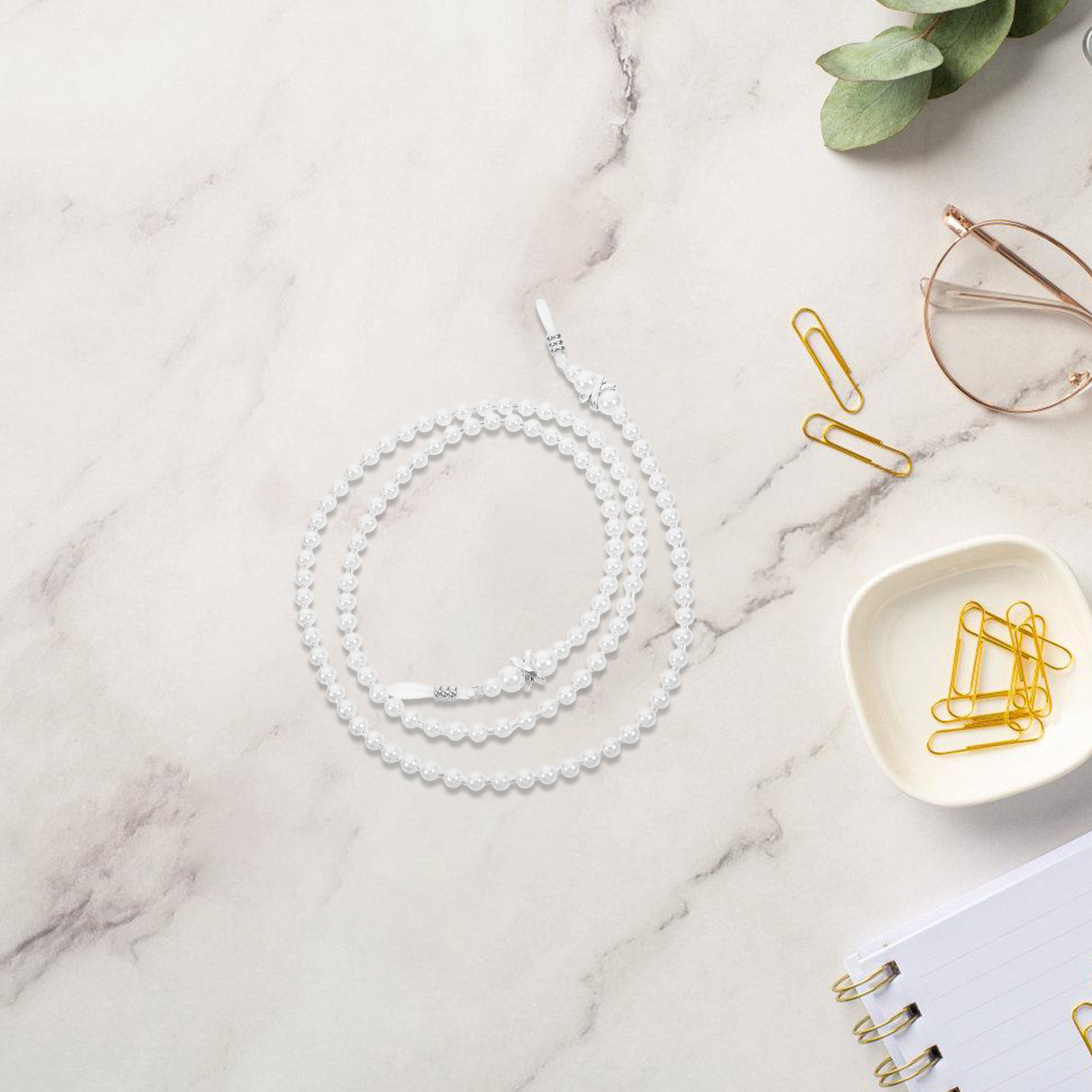 Pearl Eyeglass Chain Beaded An - Mask Chain Holder 评论和价格