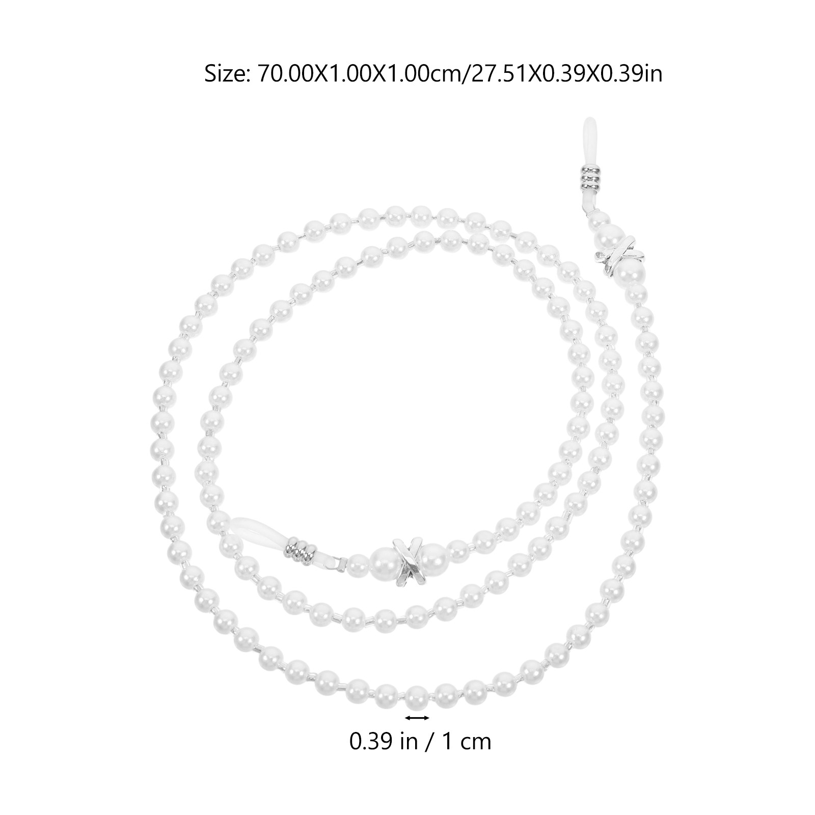Pearl Eyeglass Chain Beaded An - Mask Chain Holder 评论和价格