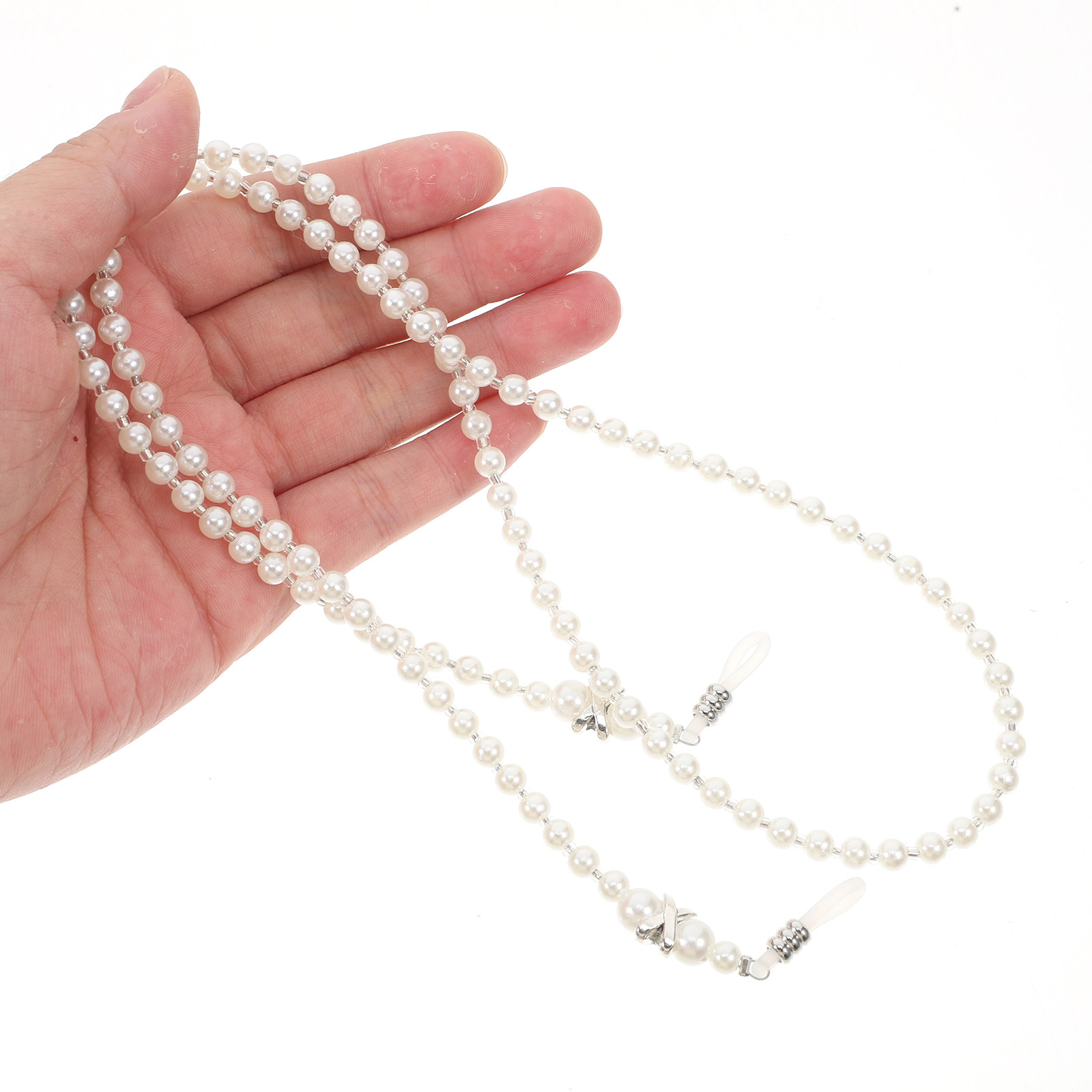 Pearl Eyeglass Chain Beaded An - Mask Chain Holder 评论和价格