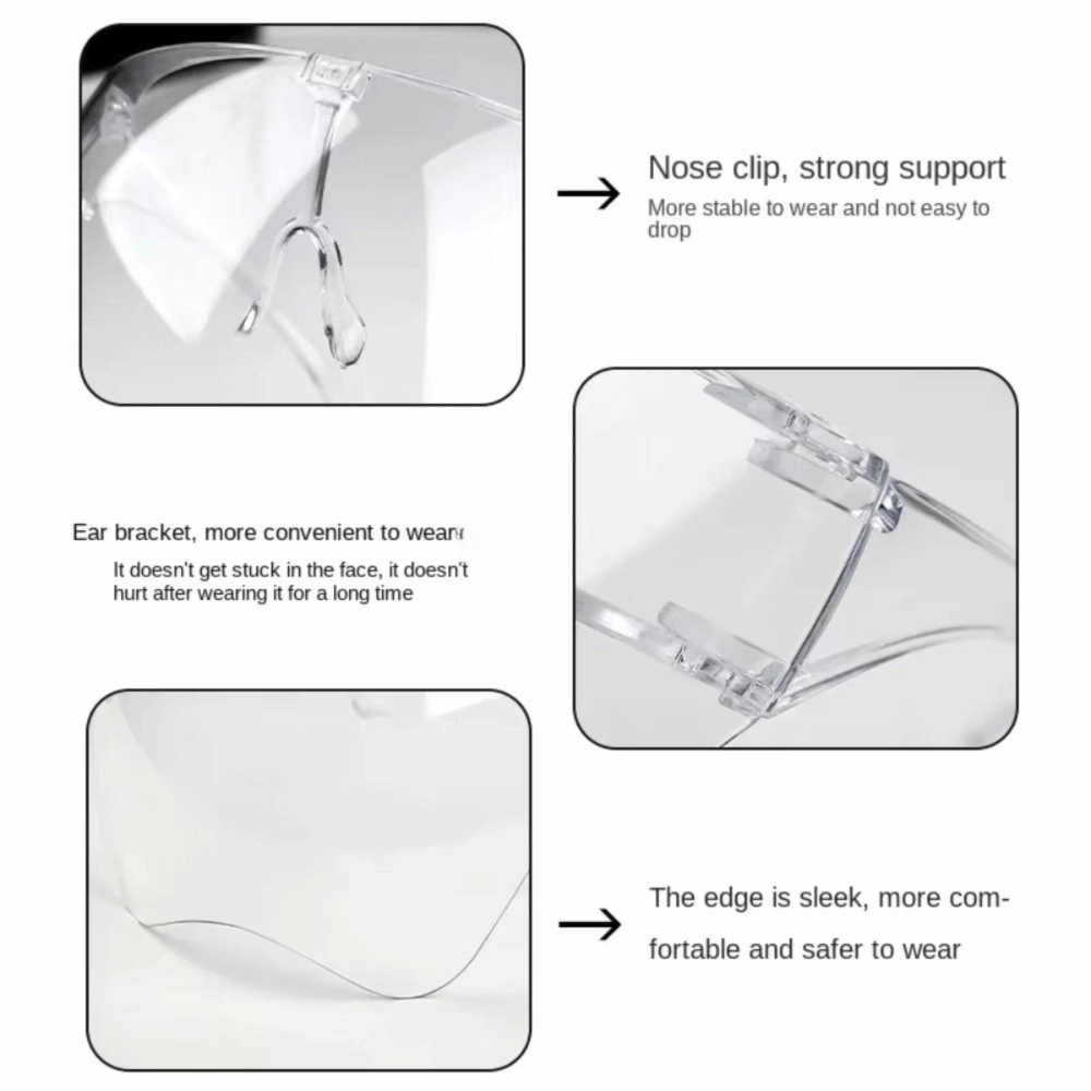 Anti Fog Full Face Mask Transp - Anti Pollution Mask 评论和价格